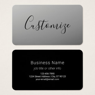 Elegant Modern Script Editable Black Text Writing