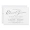 Elegant modern script minimalist rehearsal dinner 