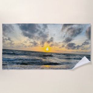 Elegant Modern Simple Custom Add Your Own photo Beach Towel