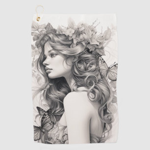 Elegant Modern Simple Custom Add Your Own photo Golf Towel