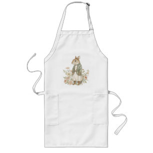 Elegant Modern Simple Custom Add Your Own photo Long Apron