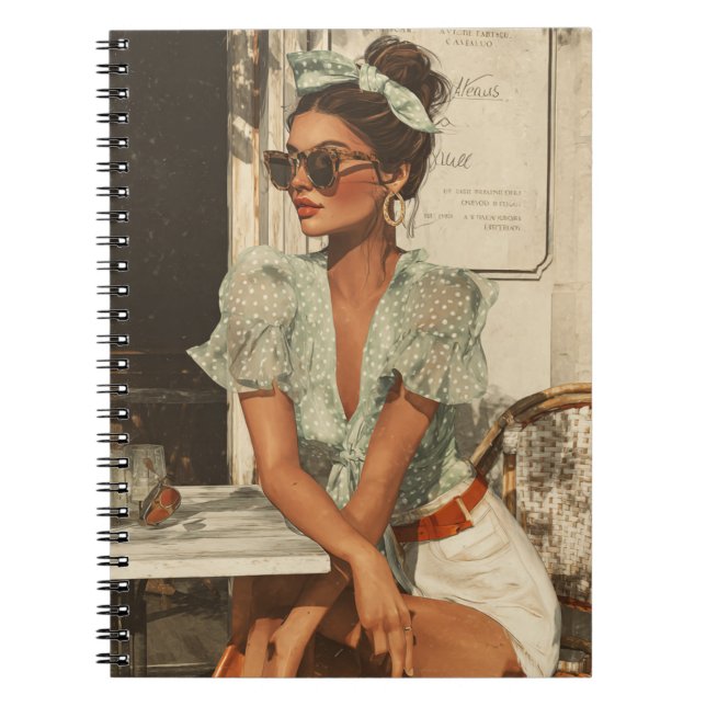 Elegant Modern Simple Custom Add Your Own photo Notebook (Front)