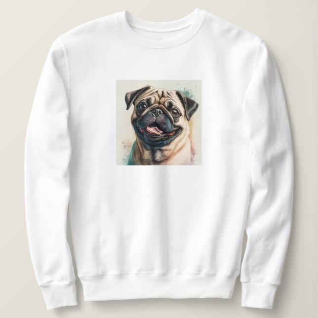 Elegant Modern Simple Custom Add Your Own photo Sweatshirt (Design Front)