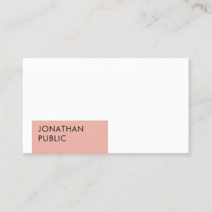 Elegant Modern Simple Design Template Professional Business Card