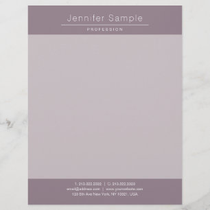 Elegant Modern Simple Design Template Professional Custom Letterhead