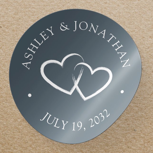 Elegant Modern Simple Elements Classic Round Sticker (Creator Uploaded)