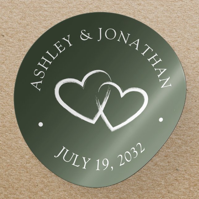 Elegant Modern Simple Elements Classic Round Sticker (Creator Uploaded)