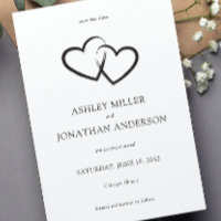 Elegant Modern Simple Elements Wedding