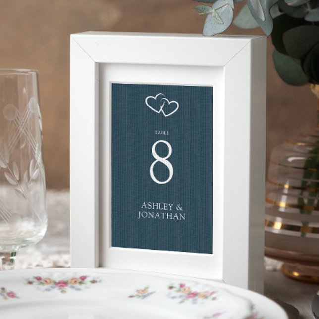 Elegant Modern Simple Elements Wedding Table Number (Creator Uploaded)