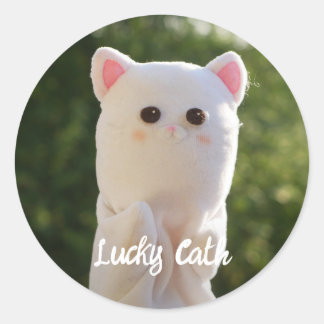 Elegant Modern Simple Personalised Photo Classic Round Sticker