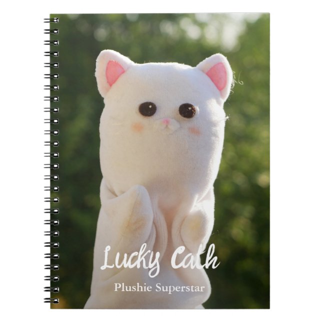 Elegant Modern Simple Personalised Photo Notebook (Front)
