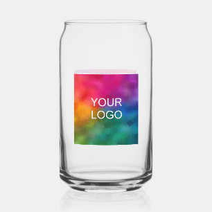 Elegant Modern Simple Promotional Logo Template Can Glass