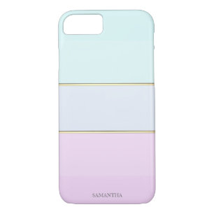 Elegant Modern Striped,Ombre-Personalised Case-Mate iPhone Case