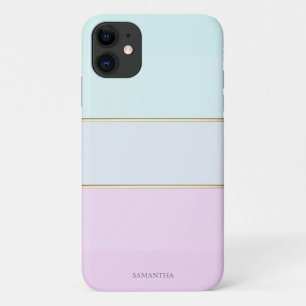 Elegant Modern Striped,Ombre-Personalised Case-Mate iPhone Case