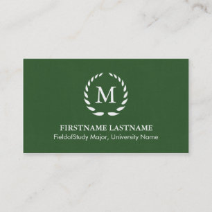 Elegant & Modern Student Business Cards