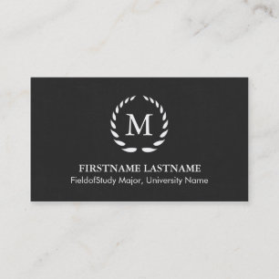 Elegant & Modern Student Business Cards