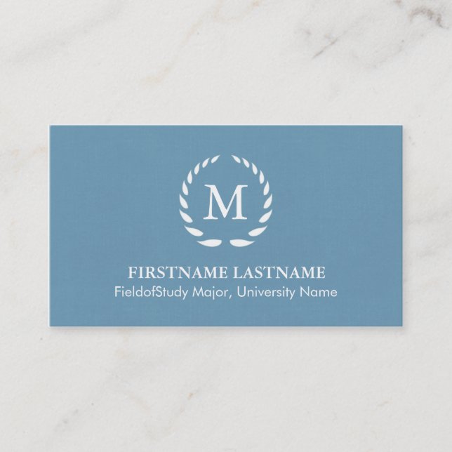 Elegant & Modern Student Business Cards (Front)