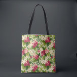 Elegant Modern Stylish Botanical Wildflower  Tote Bag<br><div class="desc">Elevate your everyday style with this botanical tote bag that captures the essence of a blooming summer garden. The design features a lush pattern of watercolor flowers where vibrant pinks meet deep greenery in a harmonious display of nature. Instead of a simple accessory, you get an original piece of art...</div>