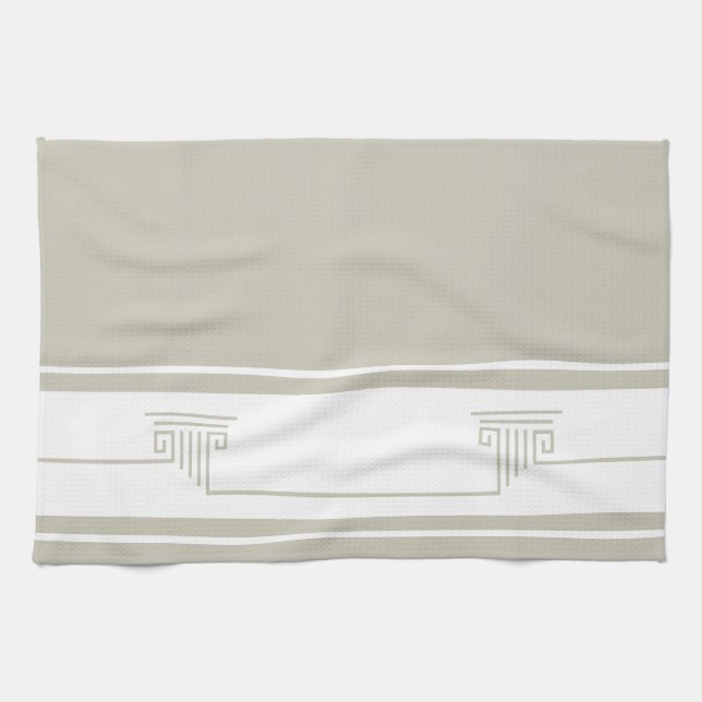 Elegant Modern  Tea Towel (Horizontal)