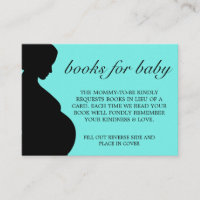 Elegant Modern Teal Tiffany Books for Baby Shower