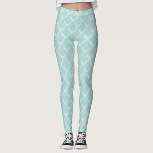 Elegant Modern Template Stylish Pastel Green White Leggings