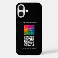 Elegant Modern Template Upload Logo Add QR Code