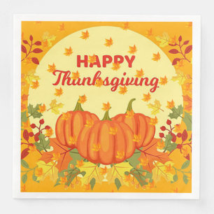 Elegant Modern Thanksgiving Popular Napkin