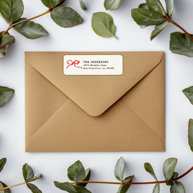 Elegant modern traditional red bow Christmas (Creator Uploaded)