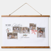 Elegant modern traditional red bow multi photo