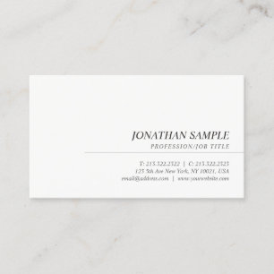 Elegant Modern Trendy Simple Professional Template Business Card
