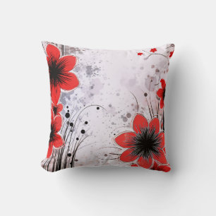 Elegant Modern Trendy Stylish Artistic Floral Cushion
