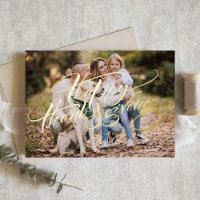 Elegant Modern Typography Photo Happy Thanksgiving