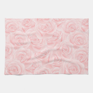 Elegant Modern Vintage Trendy Floral Tea Towel