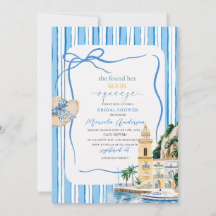 Elegant Modern  Watercolor Main squeeze bridal sho Invitation