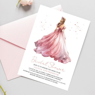 Elegant Modern Wedding Dress Bridal Shower
