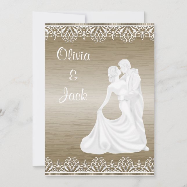 ELEGANT & MODERN WEDDING INVITATION (Front)