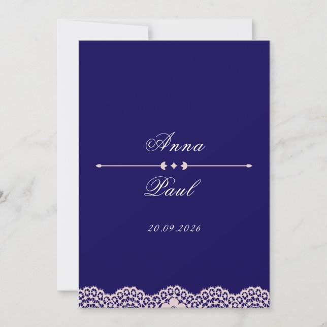 Elegant Modern Wedding Invite (Front)