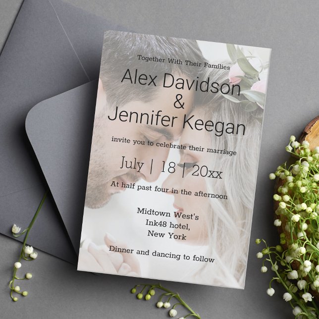 elegant modern wedding photo overlay invitation (Creator Uploaded)