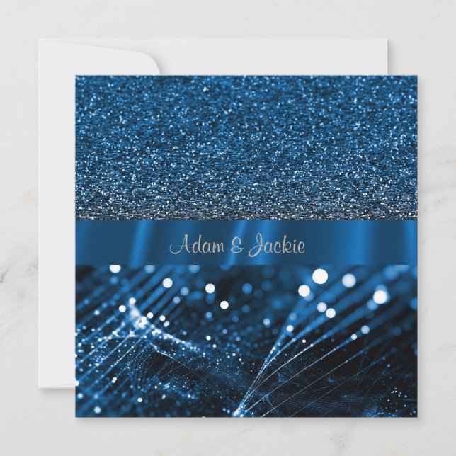 ELEGANT & MODERN WEDDING SPLIT ROYAL INVITATION (Front)