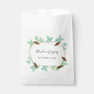 Elegant Monarch Butterfly Wedding Favour Bags