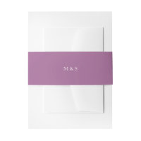 Elegant Monochromatic Pastel Purple Personalised