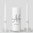 Elegant Monogram Bride Groom Names Date Wedding