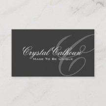 Elegant Monogram Business Card Template