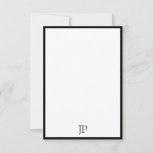 Elegant Monogram Calligraphed Script Template