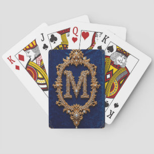 Elegant Monogram Designs Playing Cards