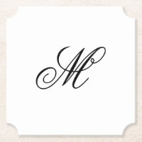 Elegant Monogram Initial 
