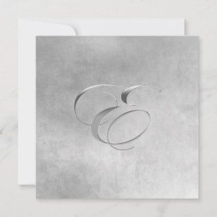 Elegant Monogram Invitation