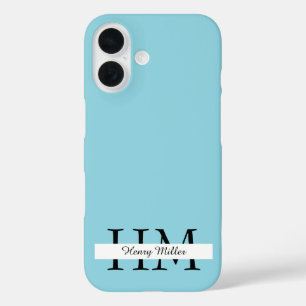 Elegant Monogram iPhone Case   Personalised