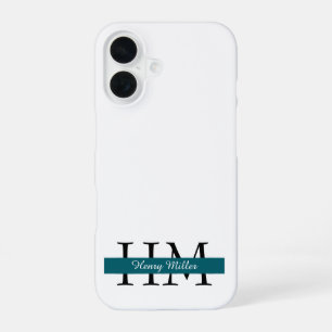 Elegant Monogram iPhone Case Personalised