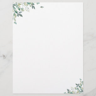 Elegant Monogram Modern Letterhead